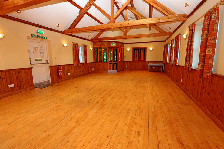 Inside Millhouse Village Hall